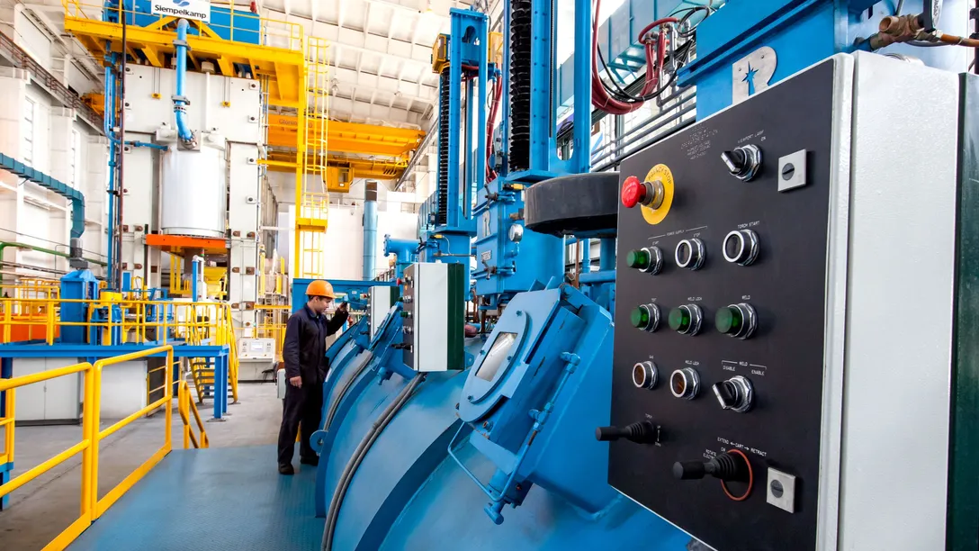 Flexo printing machine, an example of OEM machine automation